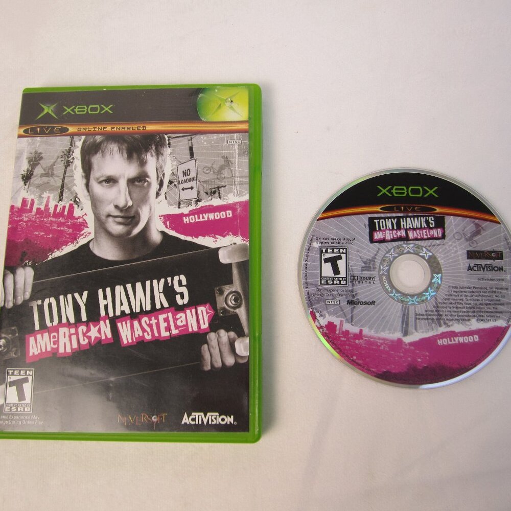 Tony Hawk's American Wasteland (Xbox 2005) - Case & Disc - No Manual - Works